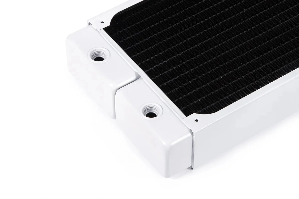 Alphacool HPE-45 Full Copper 280mm x 45mm Radiator - White - Ordinary Cooling Gear