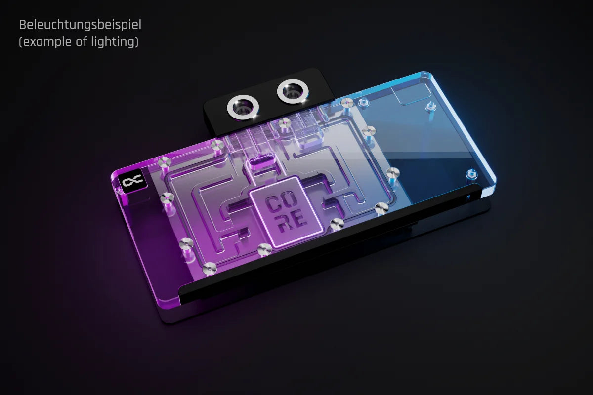 Alphacool Core RX 9070 XT Taichi with backplate