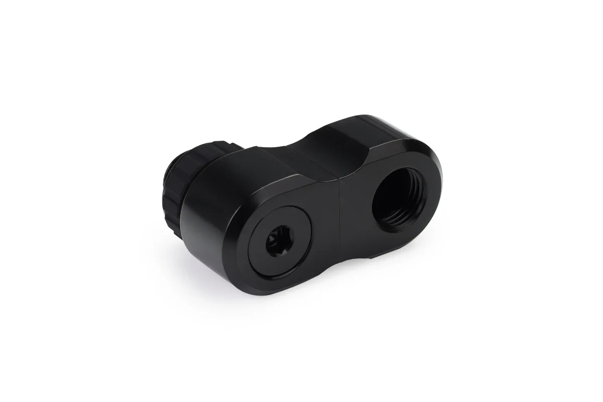 Alphacool Apex Grip offset 27mm 2x 90° OT/IT G1/4 rotatable Black