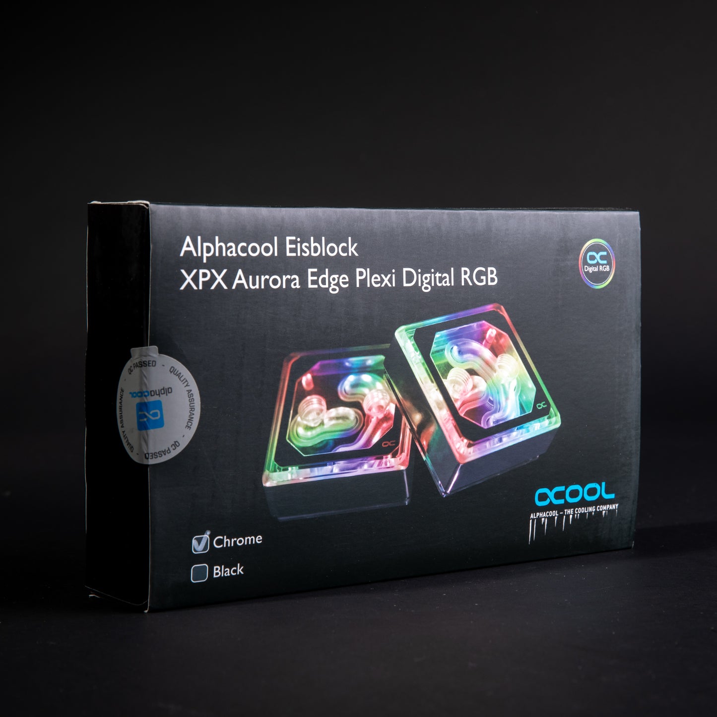 Alphacool Eisblock XPX Aurora Edge - Acryl Chrome Digital RGB CPU Water Block Ordinary Cooling Gear