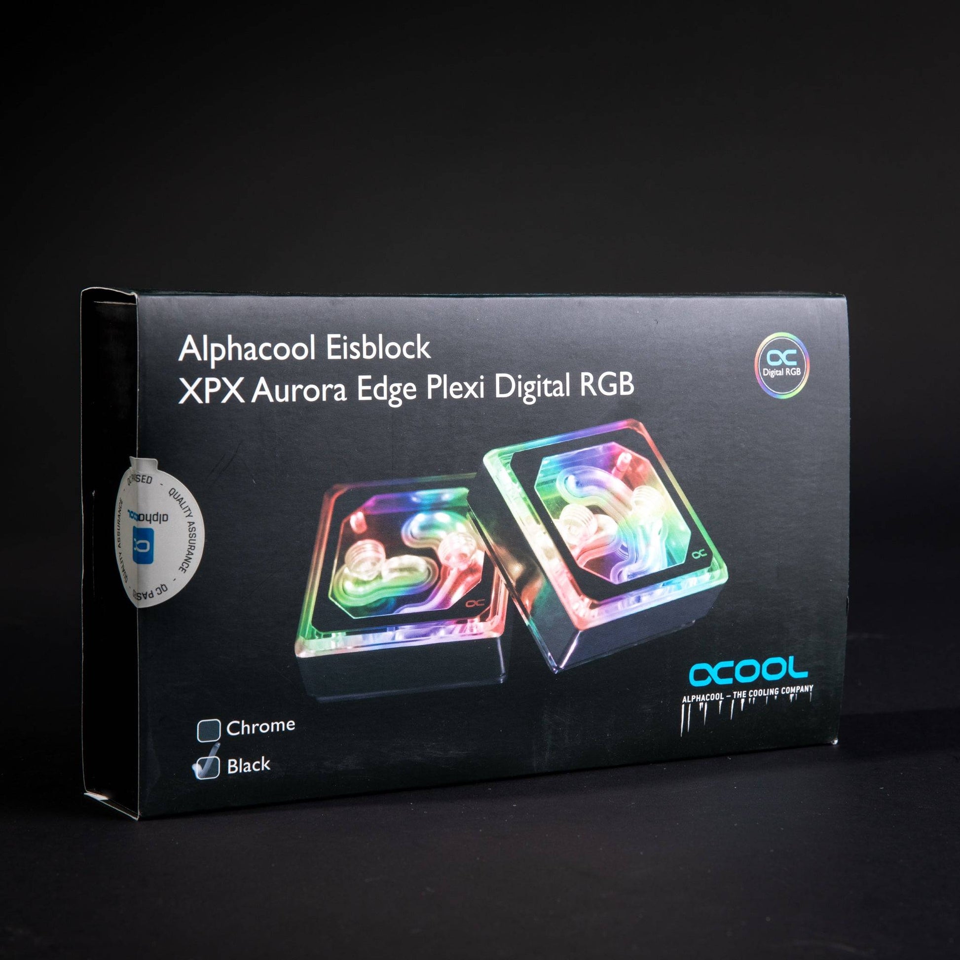 Alphacool Eisblock XPX Aurora - Acryl Black Digital RGB CPU Water Block Ordinary Cooling Gear