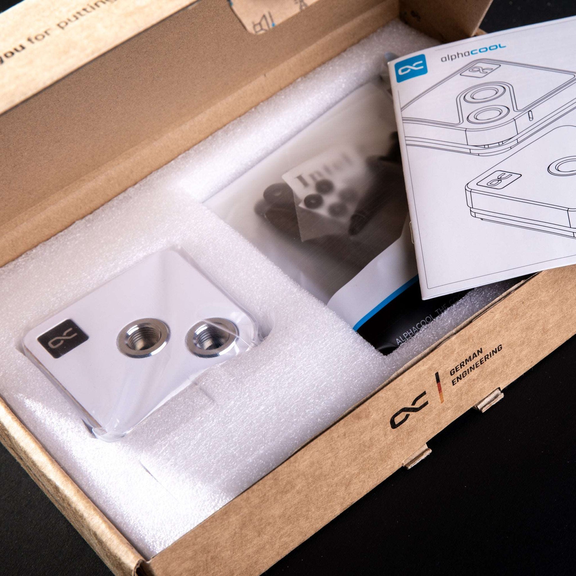 Alphacool Core 1 White CPU Waterblock Ordinary Cooling Gear