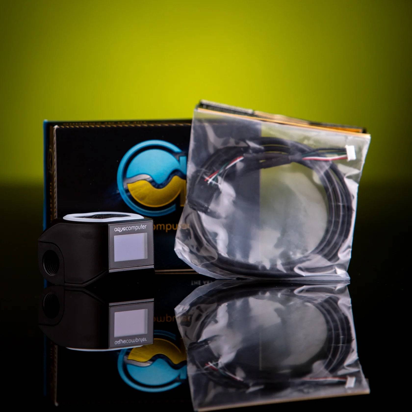 Aquacomputer High Flow NEXT - G1/4 - RGB Flow Sensor – Ordinary Aquacomputer High Flow NEXT - G1/4 - RGB Flow Sensor – Ordinary