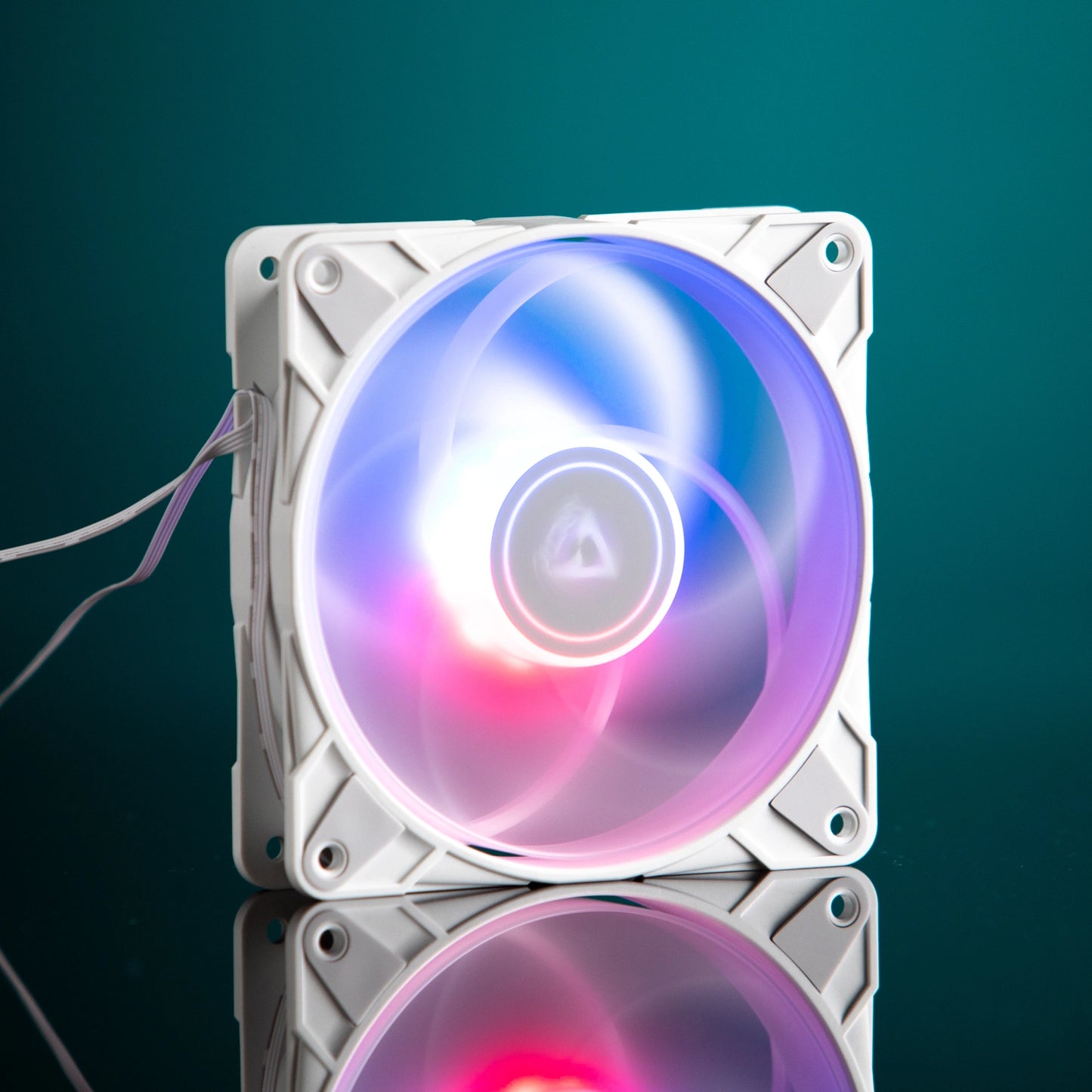 Arctic Cooling P12 PST 120mm ARGB PWM Case Fan - White Ordinary Cooling Gear