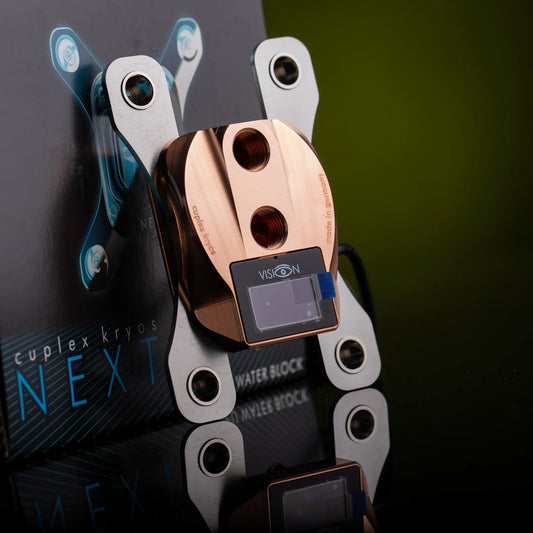 Aquacomputer cuplex kryos NEXT with VISION AM5/AM4, Pure Copper