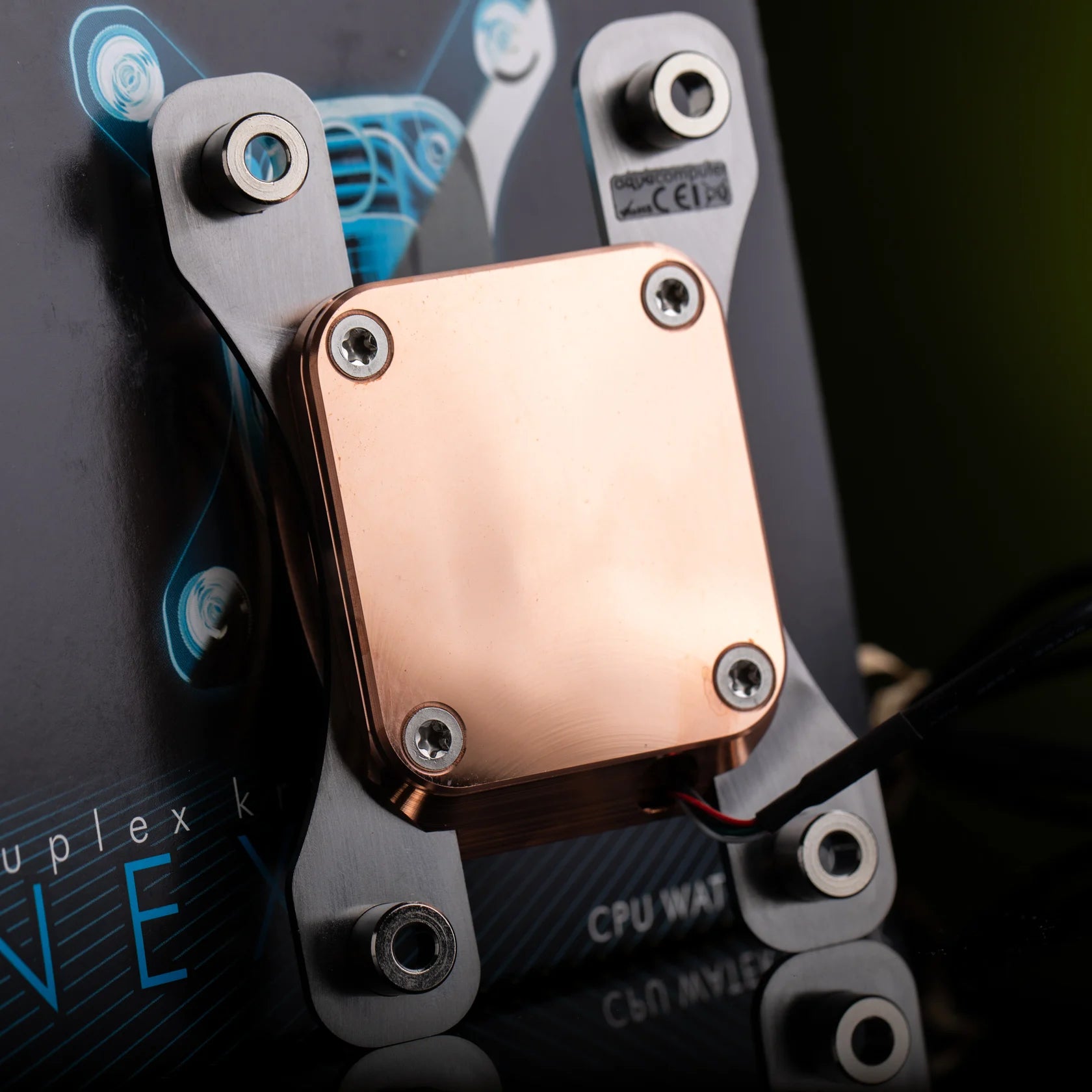 Aquacomputer cuplex kryos NEXT with VISION AM5/AM4, Pure Copper