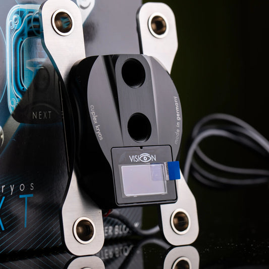 Aquacomputer cuplex kryos NEXT with VISION AM5/AM4, acetal/nickel