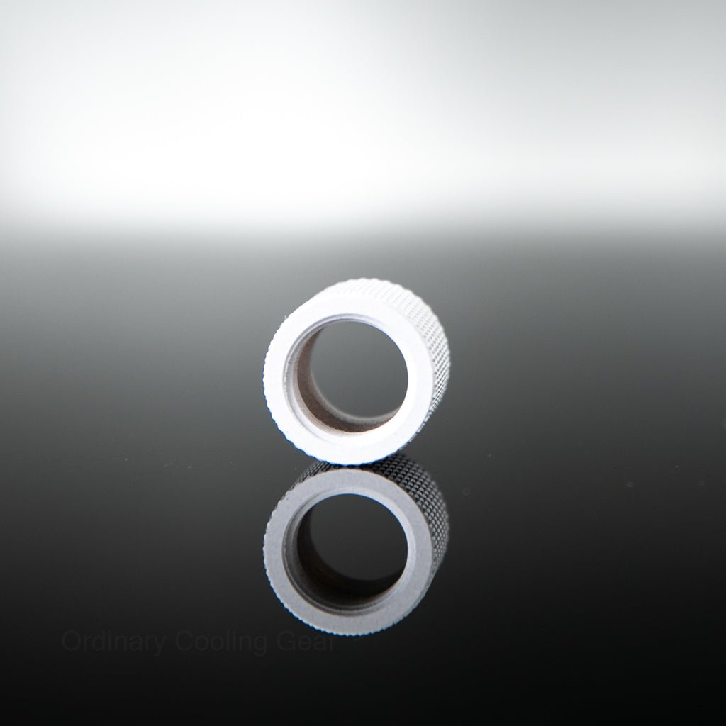 OCGear G1/4 20mm Female to Female Extension Adapter - White - Ordinary Cooling Gear