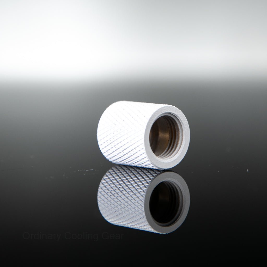 OCGear G1/4 20mm Female to Female Extension Adapter - White - Ordinary Cooling Gear