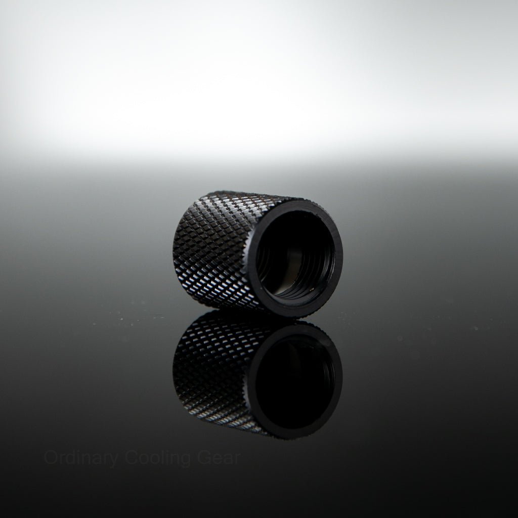 OCGear G1/4 20mm Female to Female Extension Adapter - Black - Ordinary Cooling Gear
