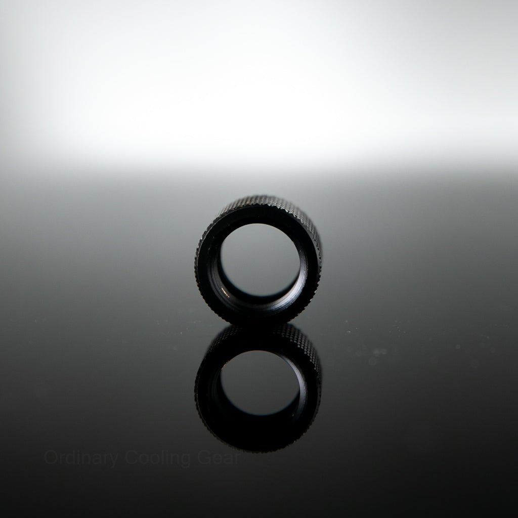OCGear G1/4 20mm Female to Female Extension Adapter - Black - Ordinary Cooling Gear