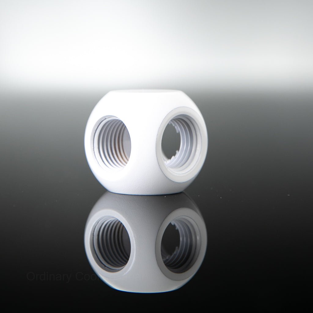 OCGear Flat 3 Way Splitter - White - Ordinary Cooling Gear