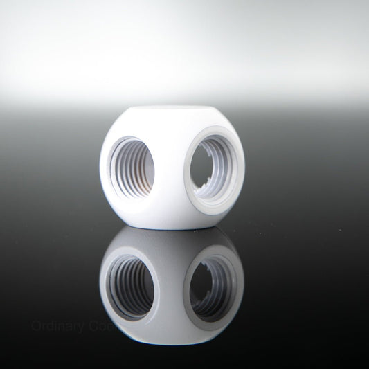 OCGear Flat 3 Way Splitter - White - Ordinary Cooling Gear