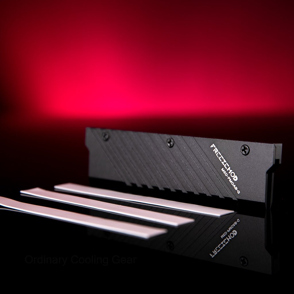 Freezemod DDR5 Ram Heatspreader - Flat Type Black - Ordinary Cooling Gear