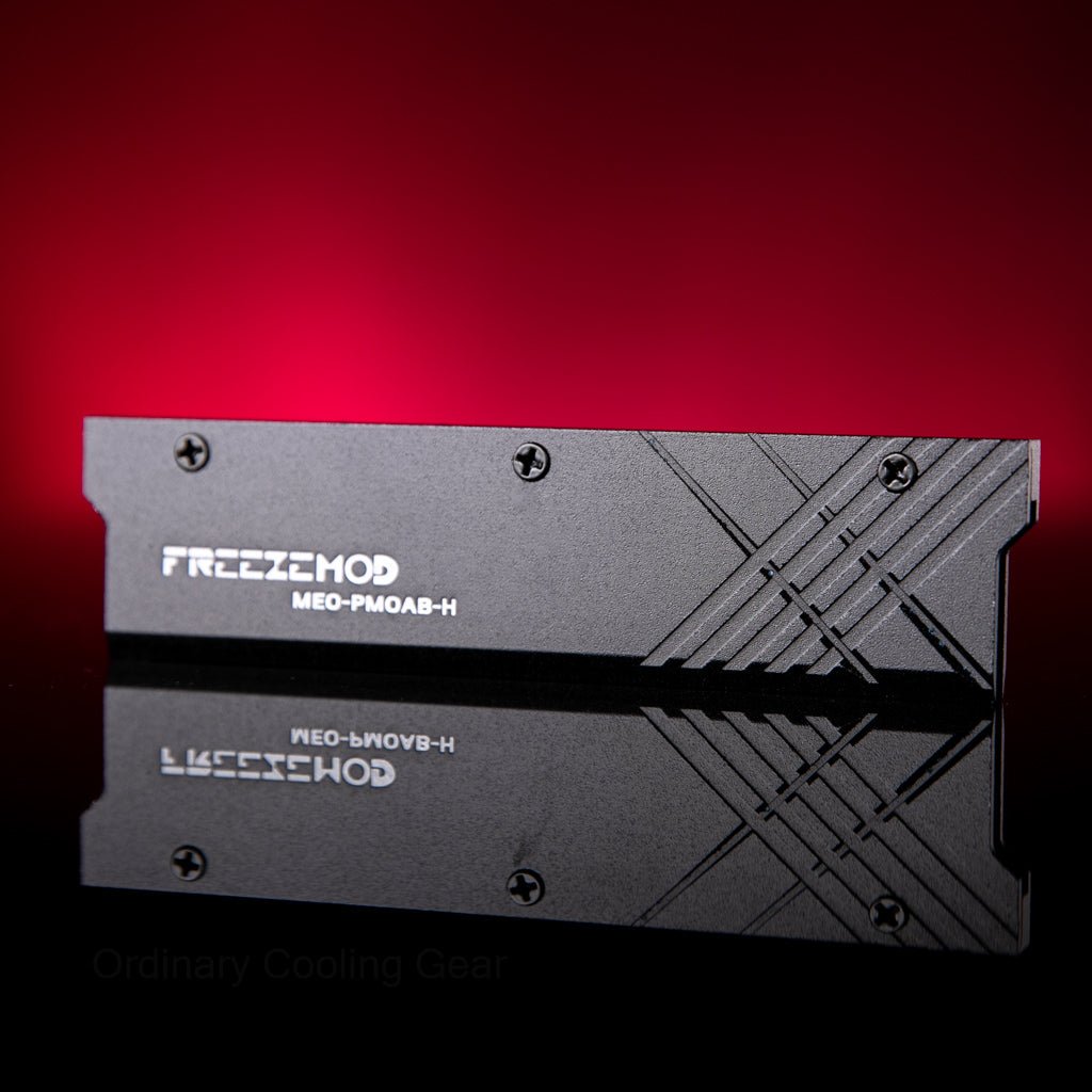 Freezemod DDR5 Ram Heatspreader - X-type Black - Ordinary Cooling Gear