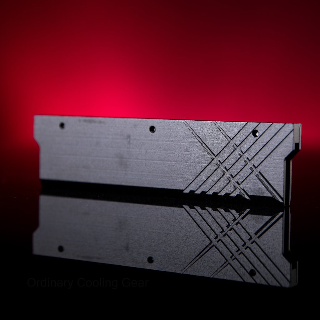 Freezemod DDR5 Ram Heatspreader - X-type Black - Ordinary Cooling Gear