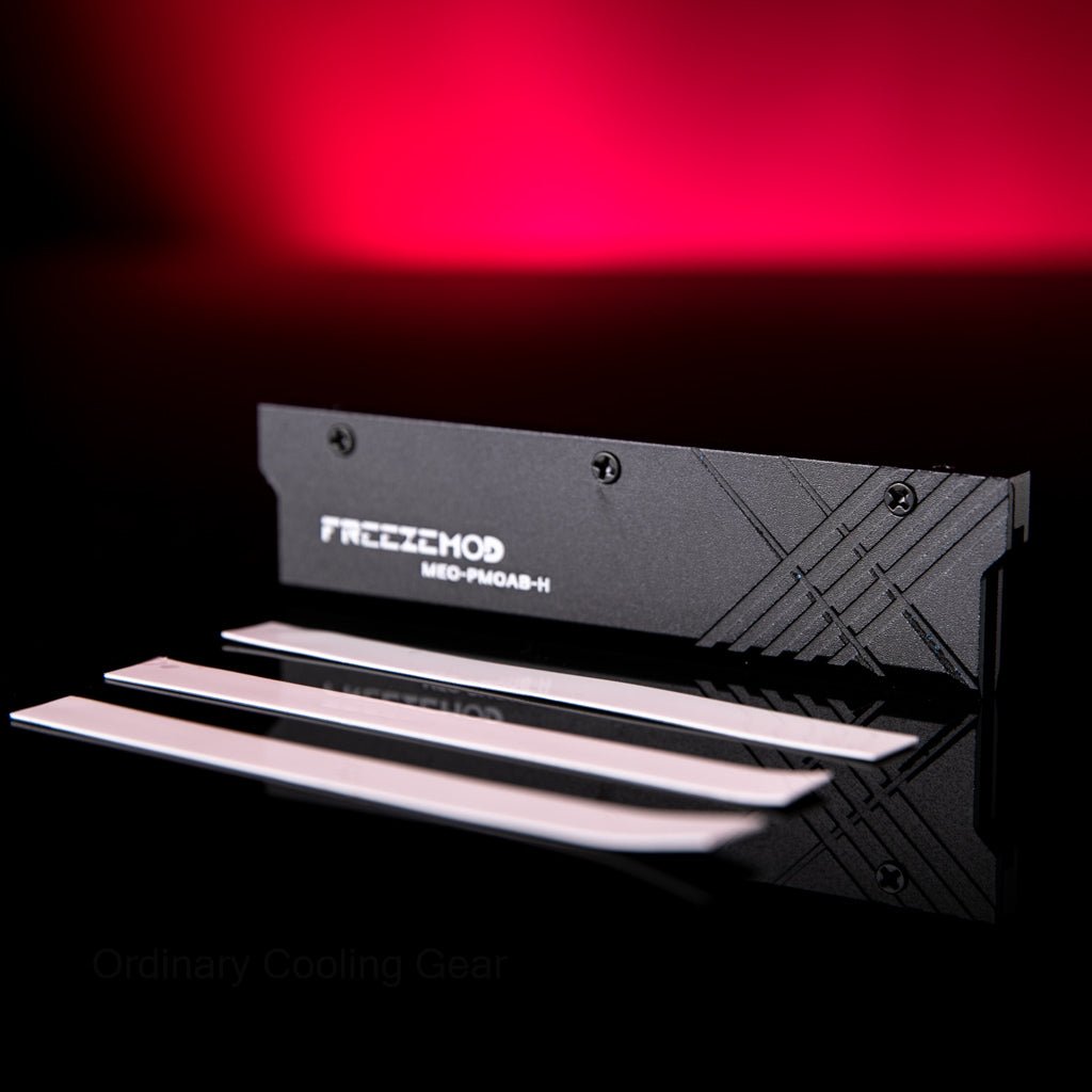 Freezemod DDR5 Ram Heatspreader - X-type Black - Ordinary Cooling Gear