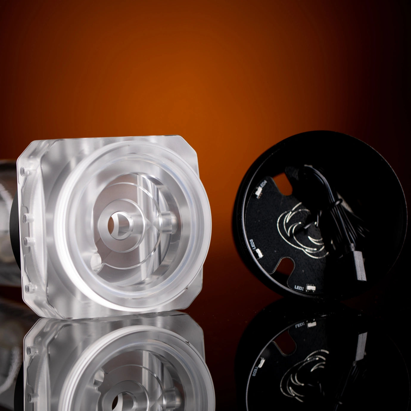 Singularity Computers Protium 3.0 ARGB 150 D5 Reservoir - Acrylic Black Ordinary Cooling Gear Australia