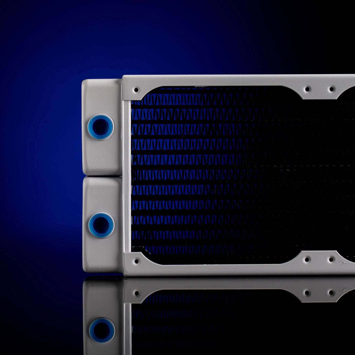 Alphacool NexXxoS XT45 Full Copper 240mm x 45mm radiator V.2 - White Ordinary Cooling Gear Australia