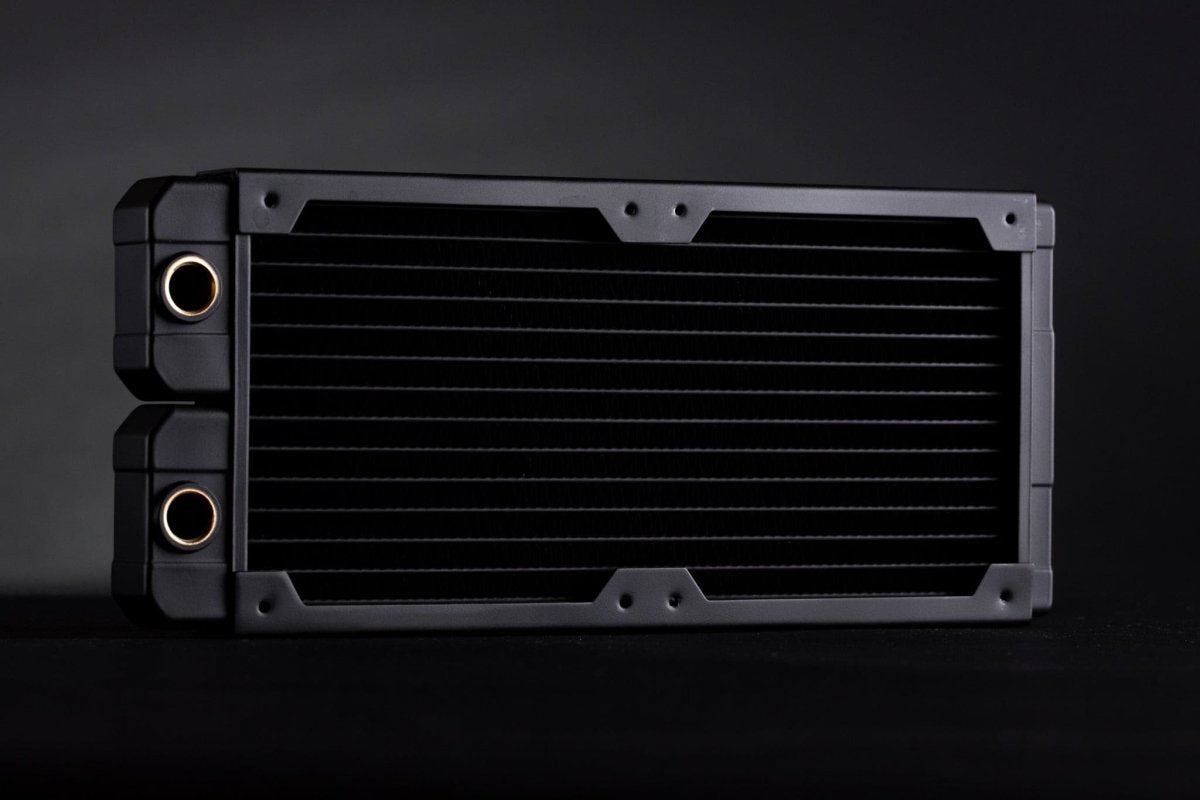240v Radiator Freezemod SP240 - 240mm Copper Water Cooling Radiator - Black ...