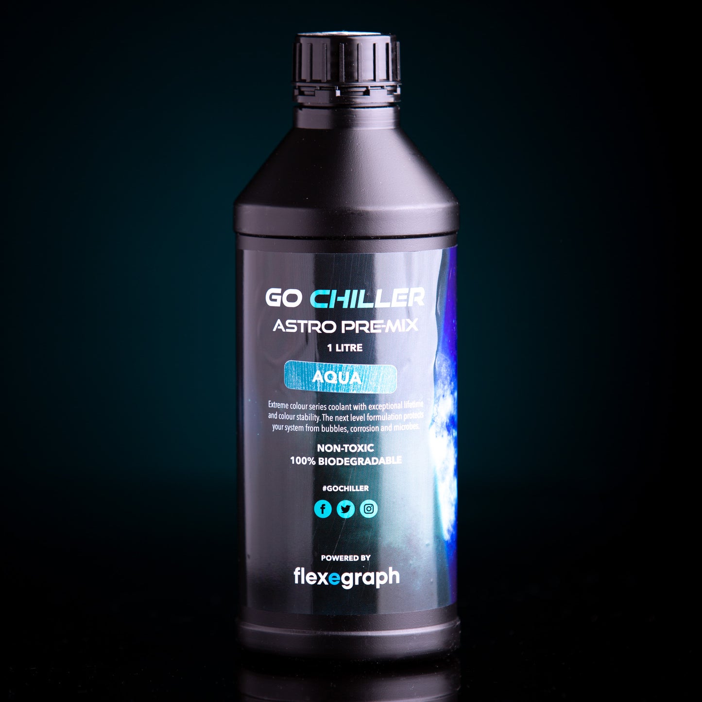 Go Chiller Astro Pre-Mix Clear - 1 Litre - Aqua Ordinary Cooling Gear