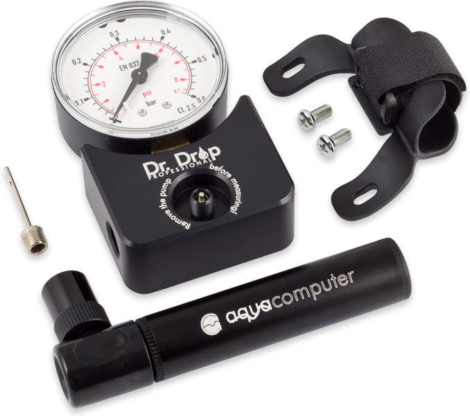 Aquacomputer Dr. Drop Professional Pressure Leak Tester incl. Air Pump