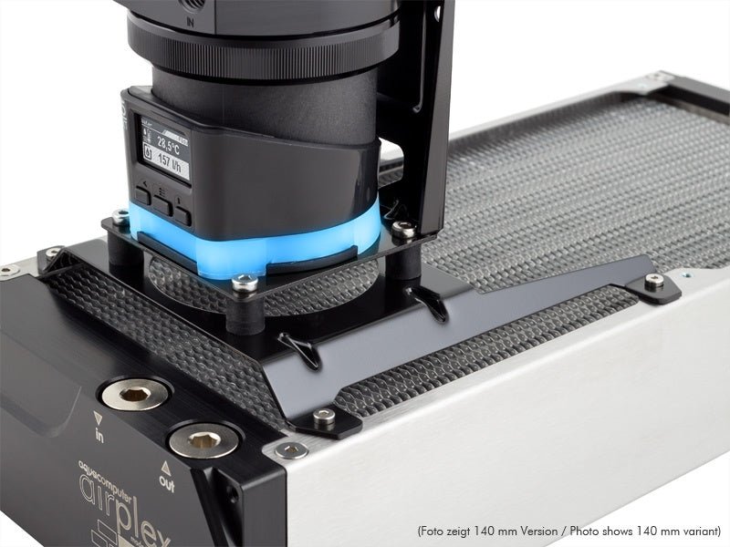 Aquacomputer Mounting bracket 140 mm fan mount for ULTITUBE D5 reservoir - Ordinary Cooling Gear Australia