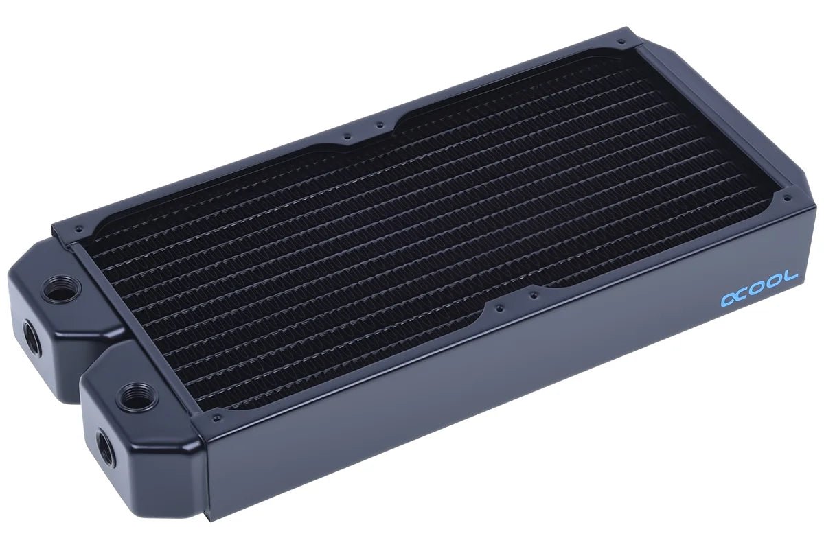 Alphacool NexXxoS XT45 Full Copper 280mm x 45mm Radiator - Black - Ordinary Cooling Gear