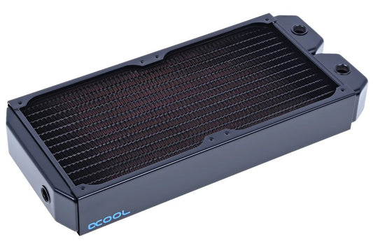 Alphacool NexXxoS XT45 Full Copper 280mm x 45mm Radiator - Black - Ordinary Cooling Gear