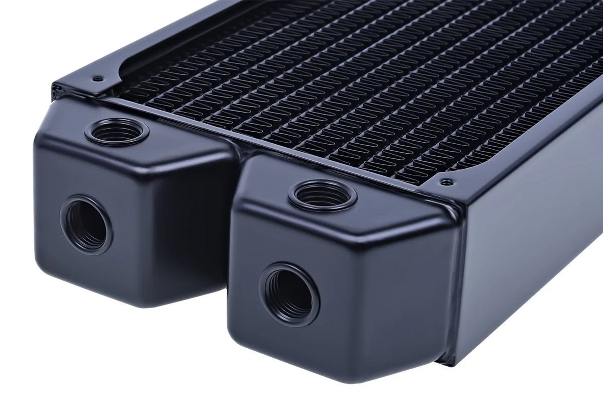 Alphacool NexXxoS XT45 Full Copper 280mm x 45mm Radiator - Black - Ordinary Cooling Gear