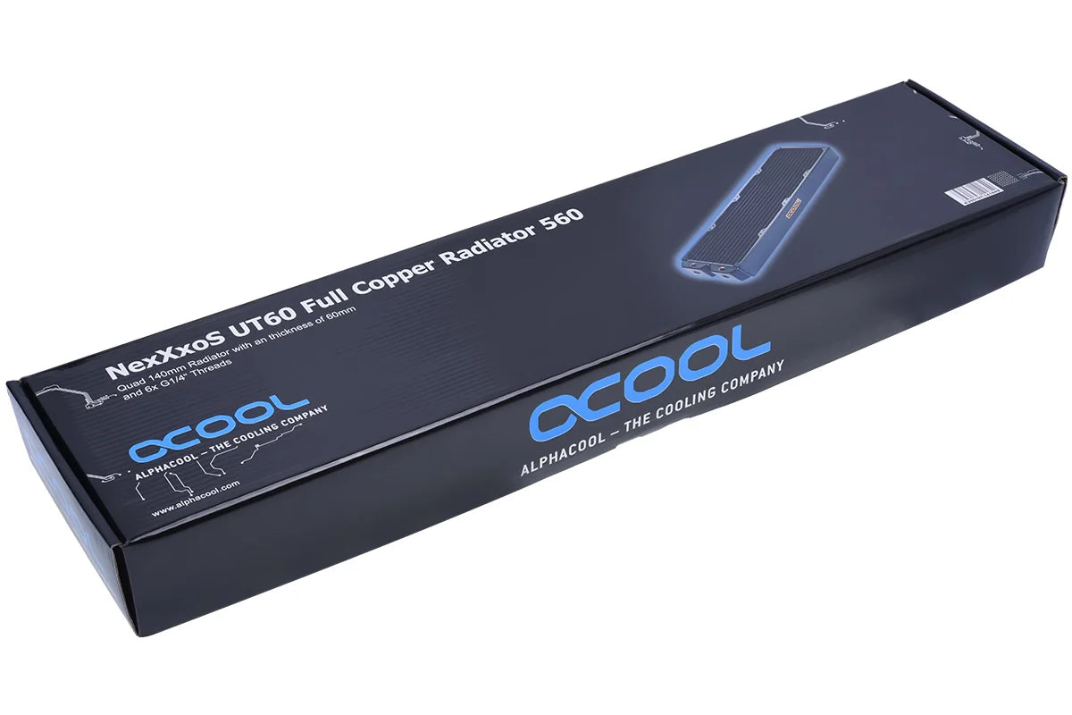 Alphacool NexXxoS UT60 Full Copper 560mm x 60mm Radiator - Black