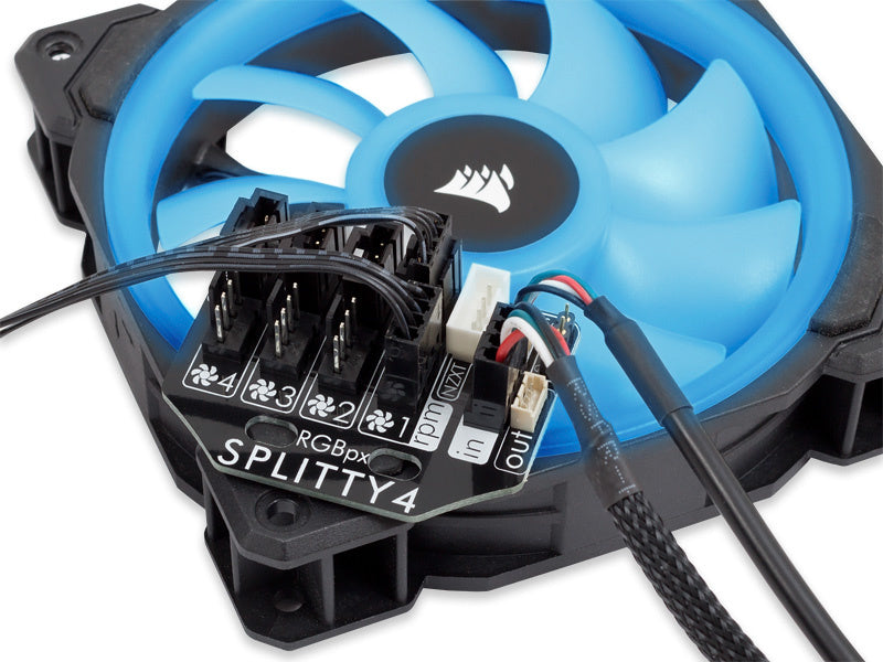 Aquacomputer RGBpx Splitty4 - RGB Splitter Ordinary Cooling Gear