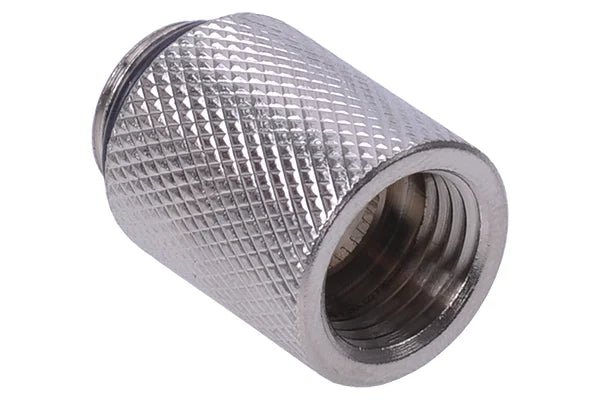 Alphacool G1/4 20mm Male to Female Extension Adapter - Silver - Ordinary Cooling Gear