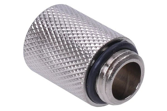 Alphacool G1/4 20mm Male to Female Extension Adapter - Silver - Ordinary Cooling Gear
