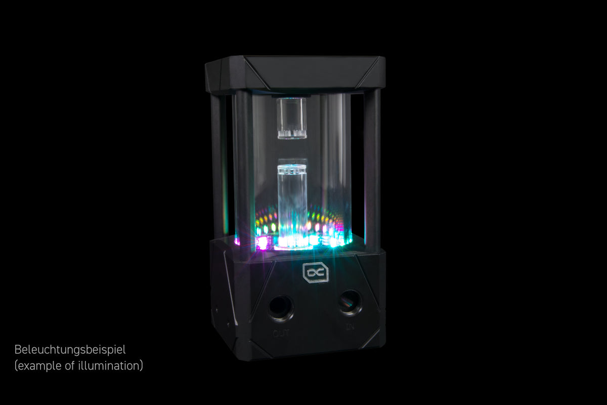 Alphacool Eisbecher Aurora D5 Acetal/Glas - 150mm incl. Alphacool VPP Apex D5 - Pump and reservoir combo Ordinary Cooling Gear