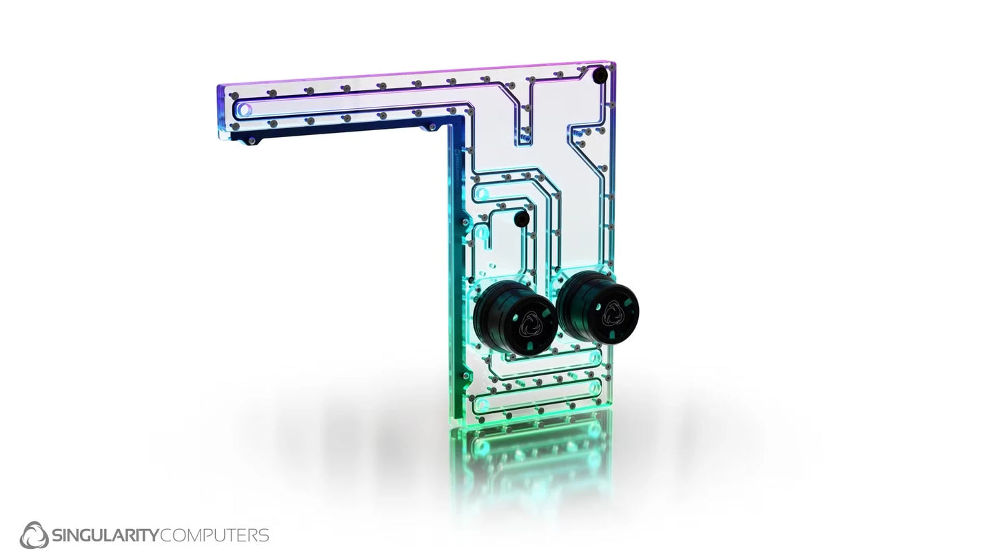 Singularity Computers Corsair 1000D Dual D5 Reservoir Distribution Plate
