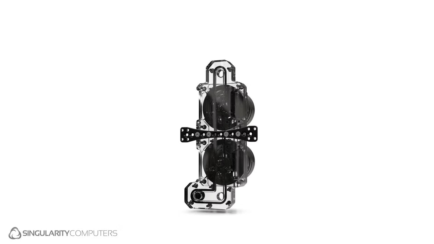 Singularity Computers Dual D5 Radiator Distribution Plate