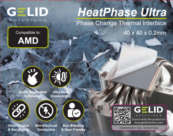 Gelid Solutions HeatPhase Ultra Phase Change Material (PCM)