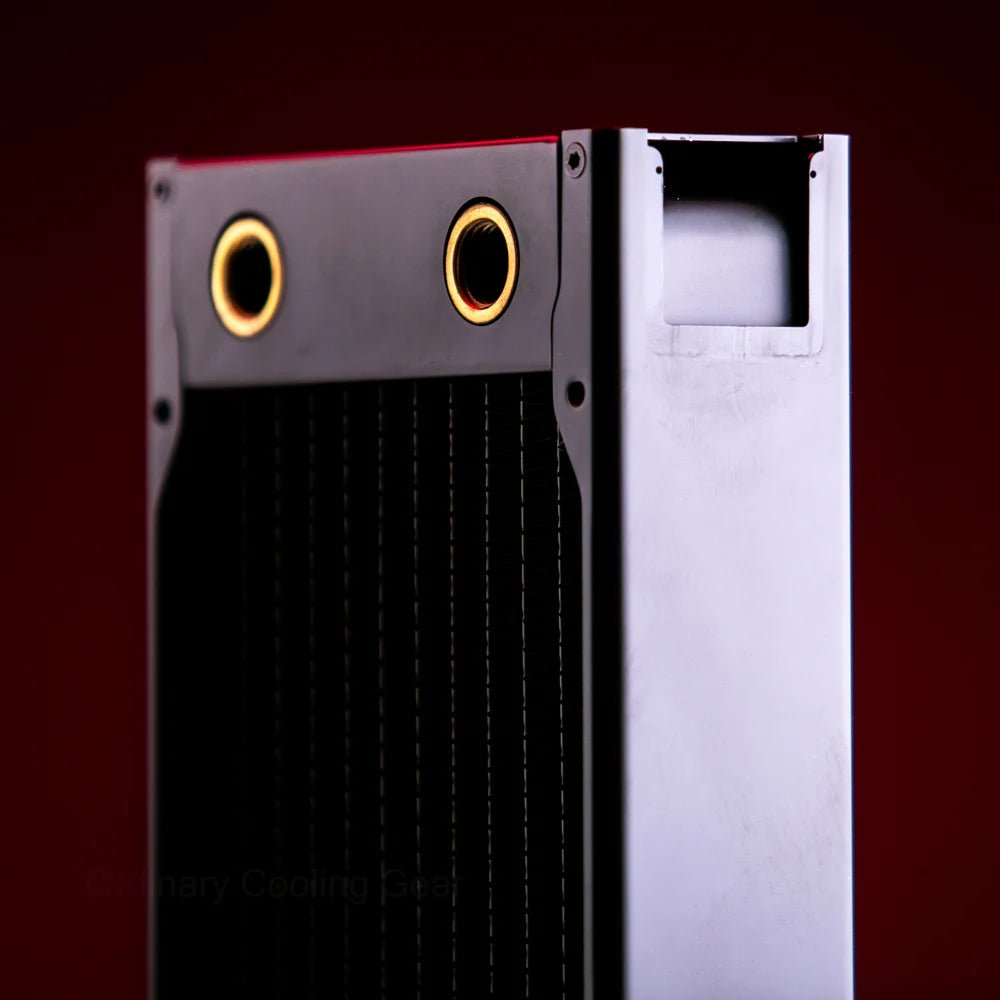 Stealkey Customs RadPro L360 H48 – Black Radiator (360 x 45mm) - Ordinary Cooling Gear
