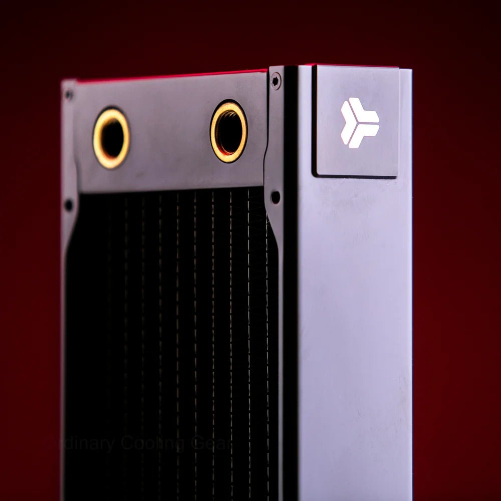 Stealkey Customs RadPro L360 H48 – Black Radiator (360 x 45mm) - Ordinary Cooling Gear