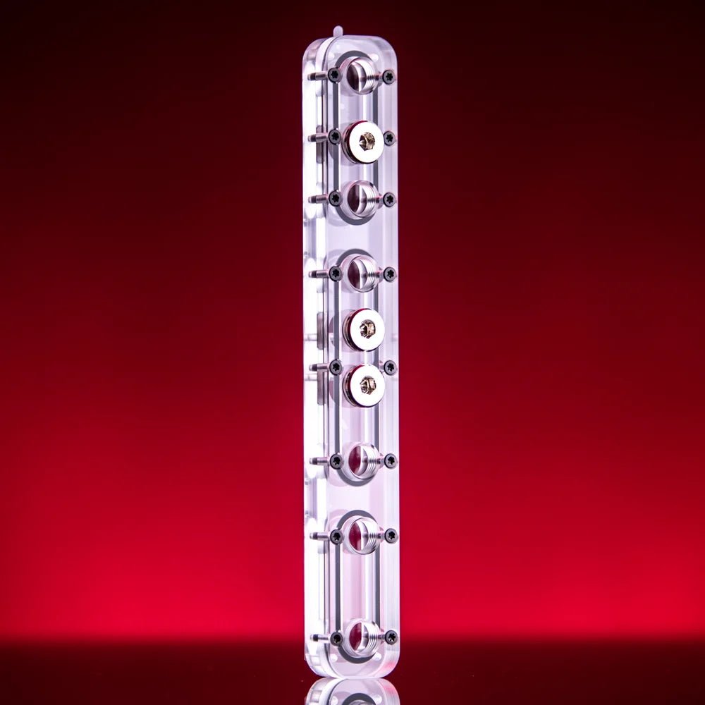 Stealkey CubeTube Distroplate 240mm - Acrylic - Ordinary Cooling Gear Australia