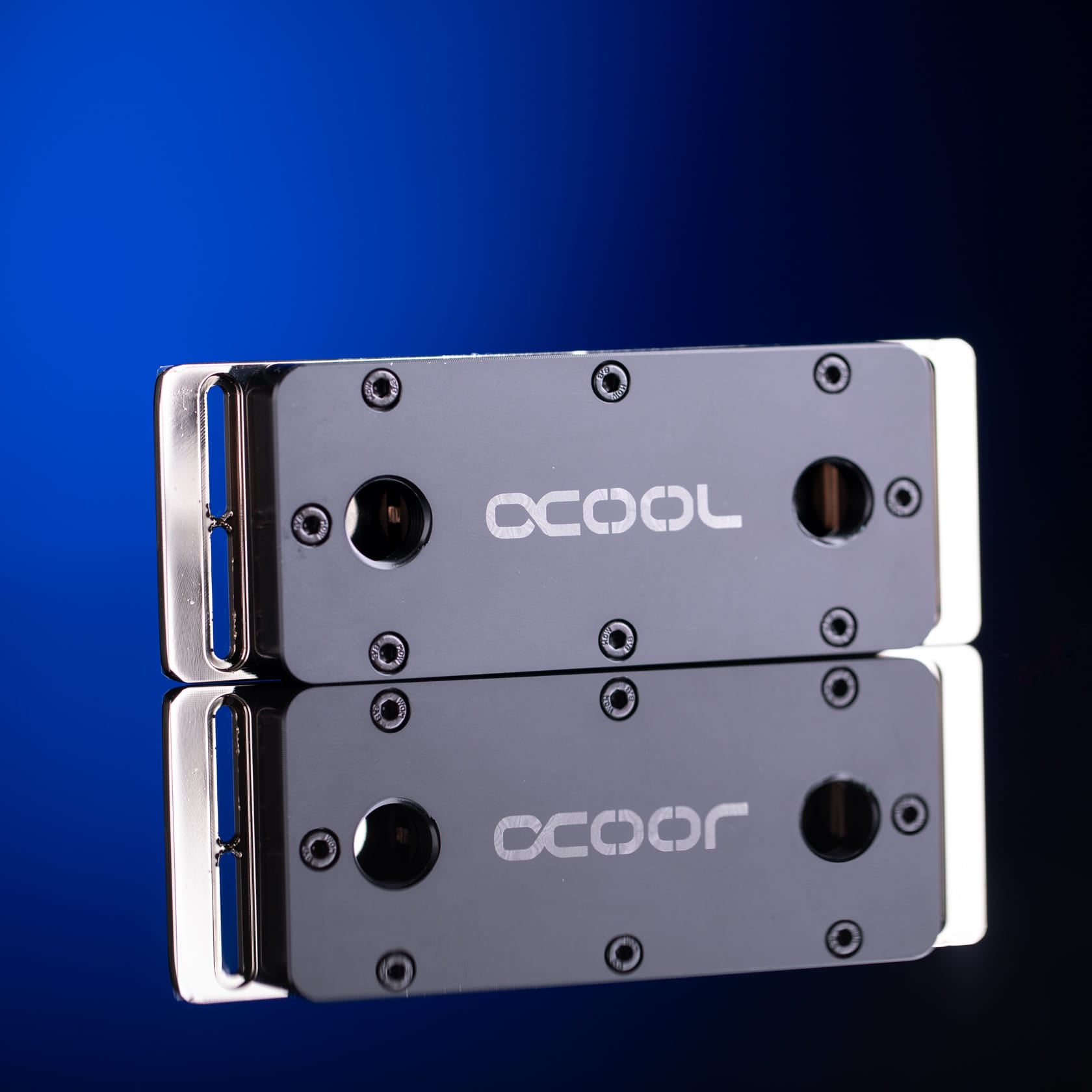 Alphacool D-RAM Cooler X4 Universal Waterblock - Acetal Black Nickel