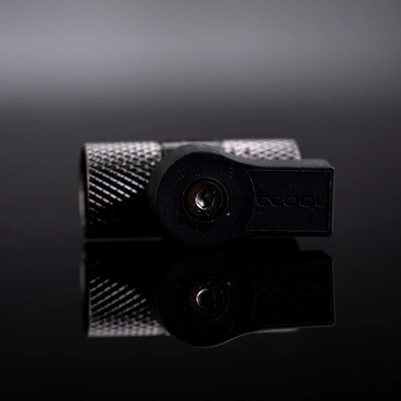 Alphacool 2-way ball valve G1/4 - Black Nickel