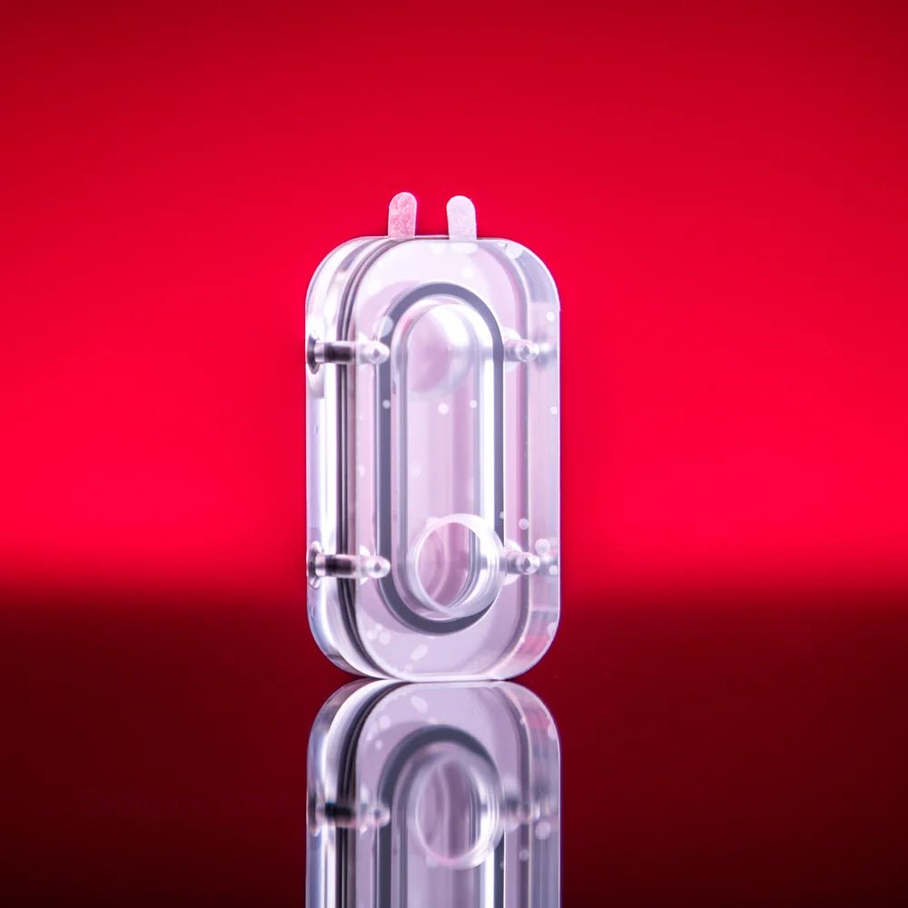 Stealkey CubeTube Diagonal Port 60mm - Acrylic - Ordinary Cooling Gear Australia