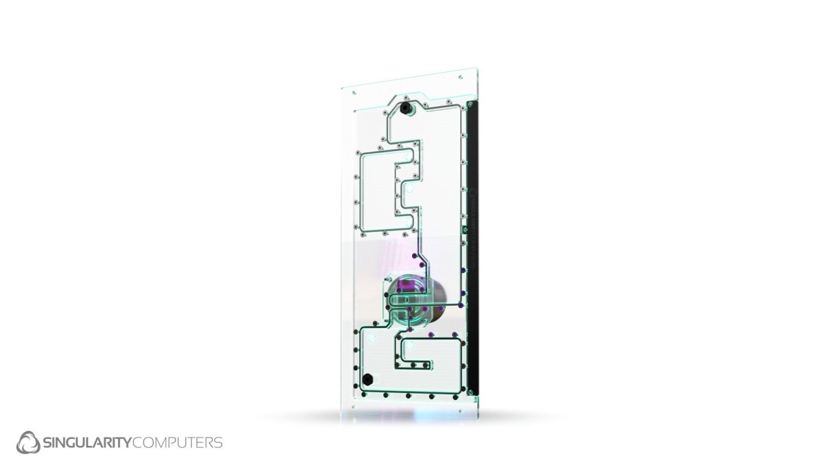 Singularity Computers Lian Li PC-O11 XL EVO Front D5 Reservoir Distribution Plate Ordinary Cooling Gear