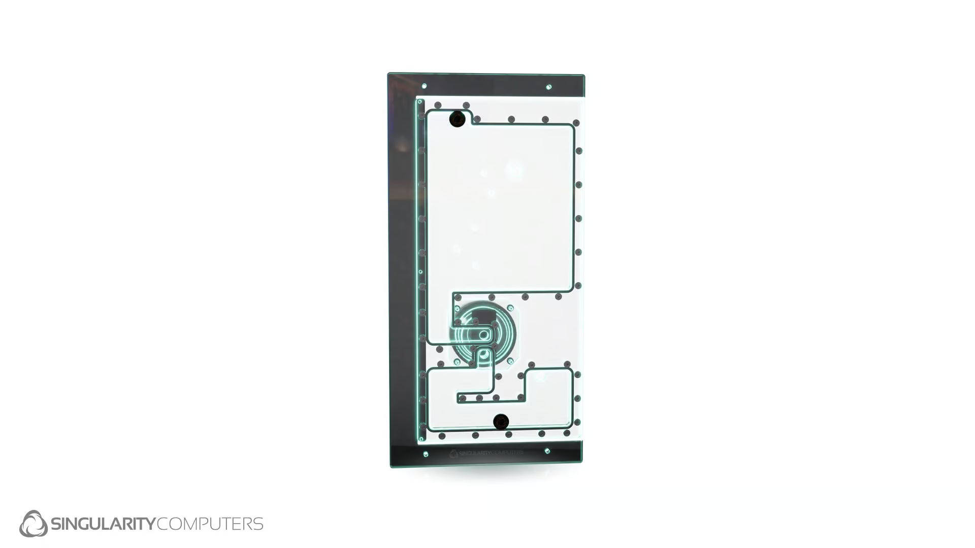 Singularity Computers Lian Li O11D EVO RGB Front D5 Reservoir Distribution Plate - Ordinary Cooling Gear