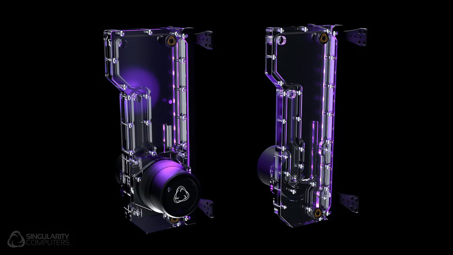 Singularity Computers Resonance 2.0 ARGB D5 Reservoir Dual Pump mount Ordinary Cooling Gear