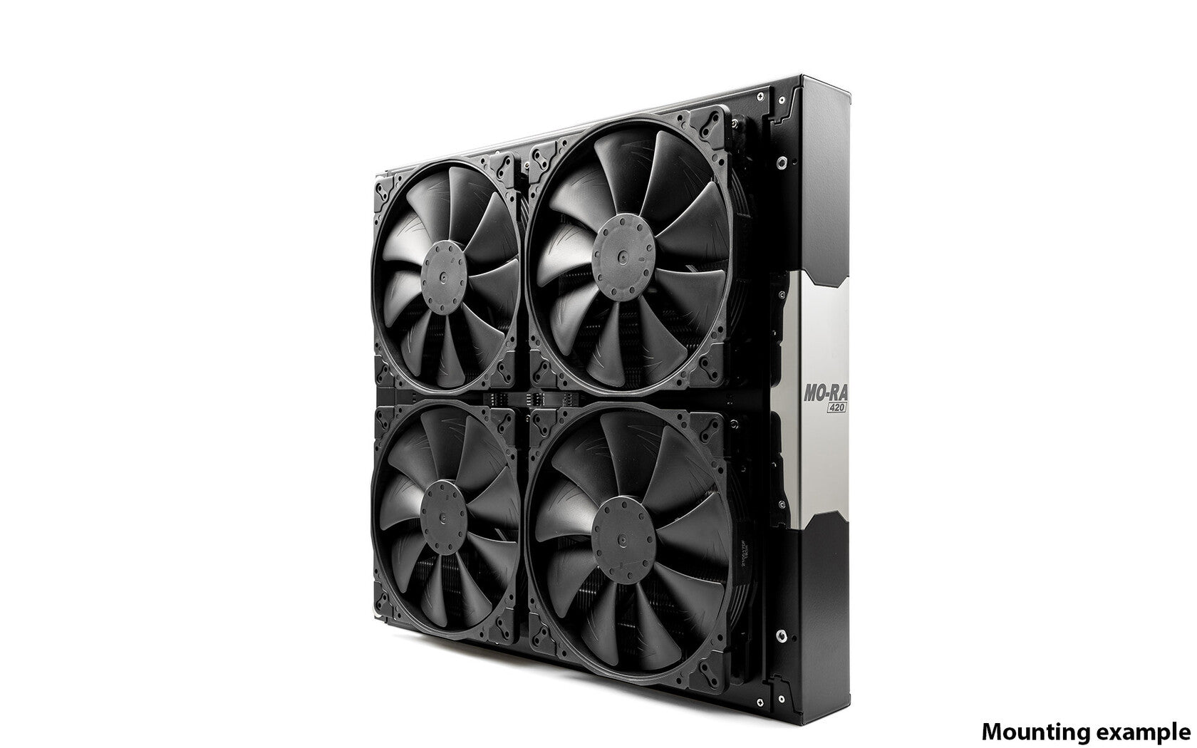 Watercool MO-RA3 420 LT Black Radiator for the Noctua NF-A20 Ordinary Cooling Gear