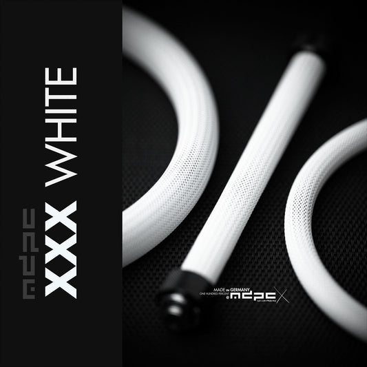 MDPCX XXX Ultra White Cable Sleeving - Big - 1 metre