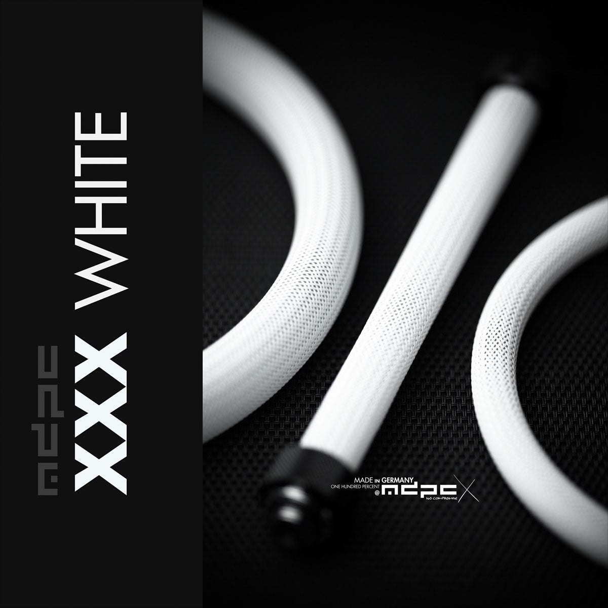 MDPC-X XXX Ultra White Cable Sleeving - Big - 1 metre